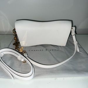 Charles & Keith White Handbag